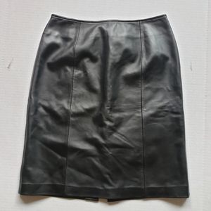 Leather skirt